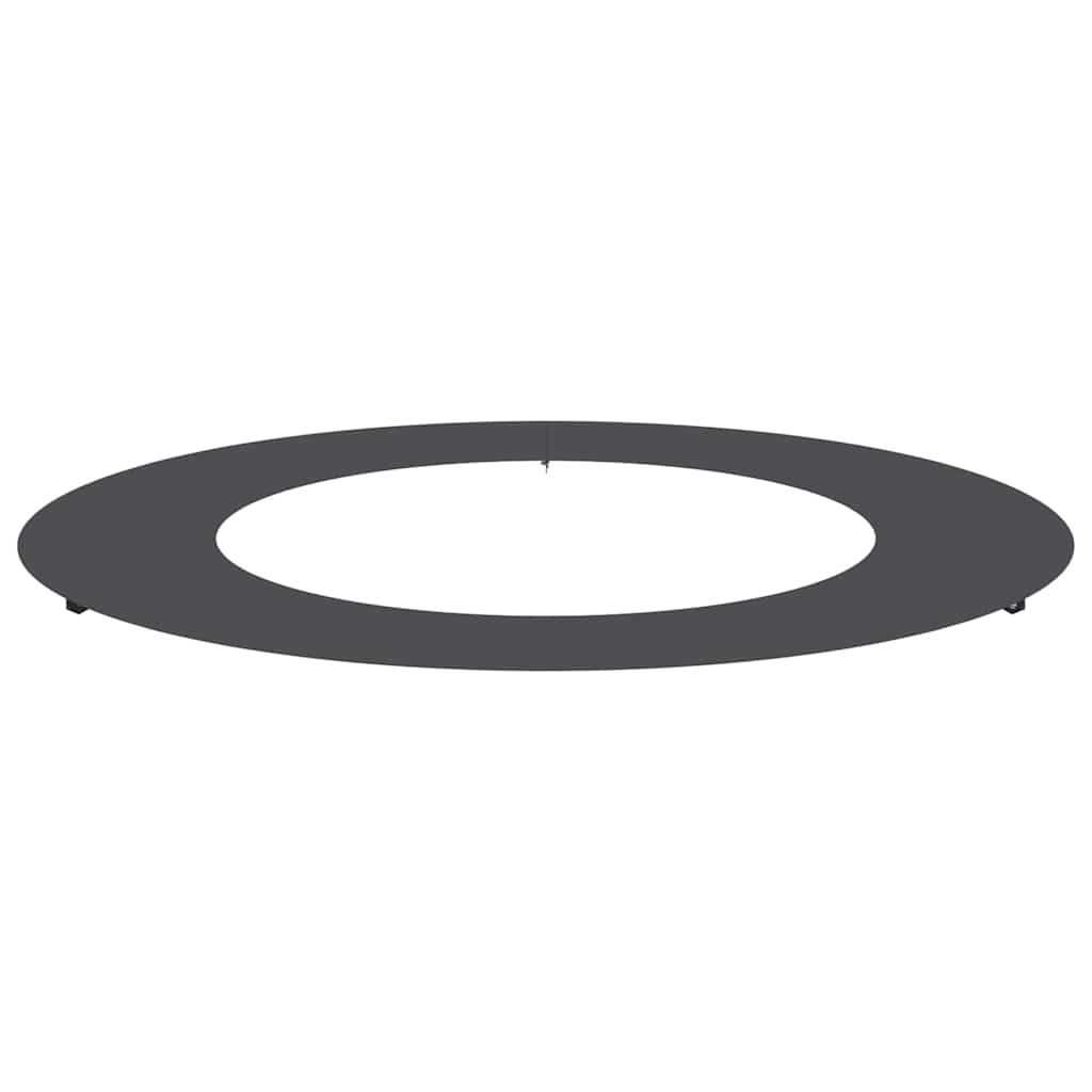 adatto per Anello d'Albero Piatto Nero Ã˜50 / 80 cm Acciaio