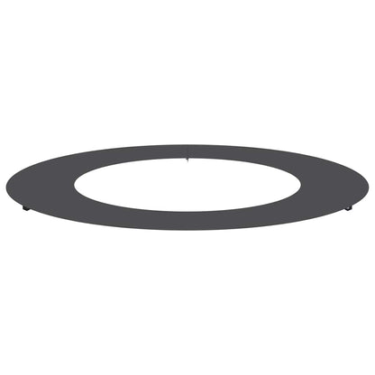 adatto per Anello d'Albero Piatto Nero Ã˜50 / 80 cm Acciaio