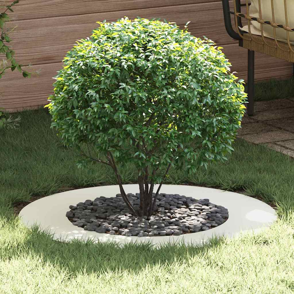 adatto per Anello d'Albero Piatto Bianco Ã˜50 / 80 cm Acciaio