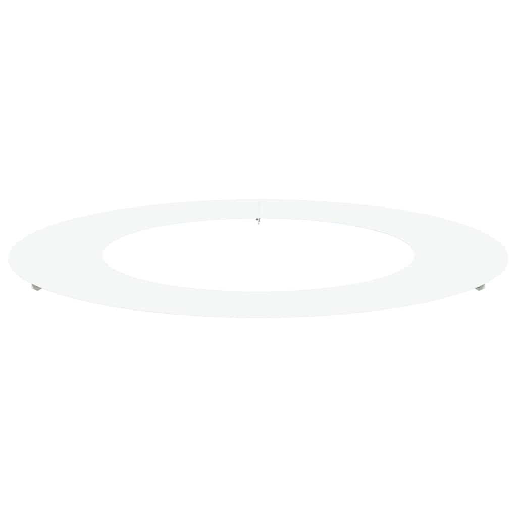adatto per Anello d'Albero Piatto Bianco Ã˜50 / 80 cm Acciaio