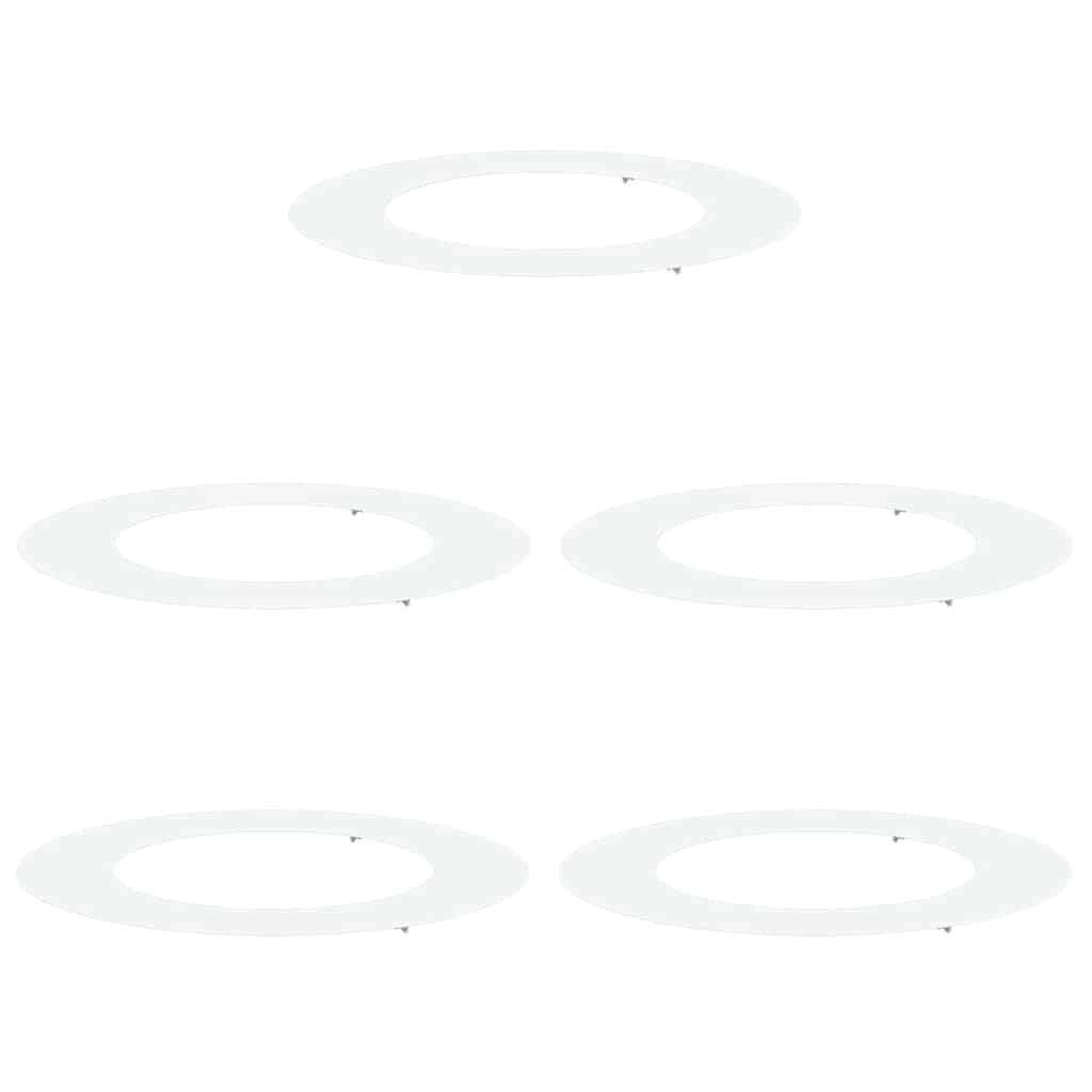adatto per Anelli d'Albero Piatto 5 pcs Bianco Ã˜50 / 80 cm