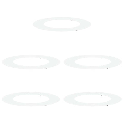 adatto per Anelli d'Albero Piatto 5 pcs Bianco Ã˜50 / 80 cm