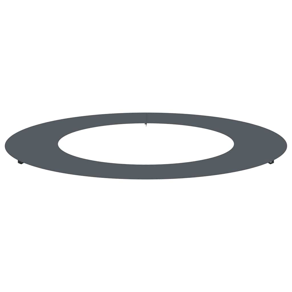 adatto per Anello d'Albero Piatto Antracite ÃƒËœ50 / 80 cm Acciaio
