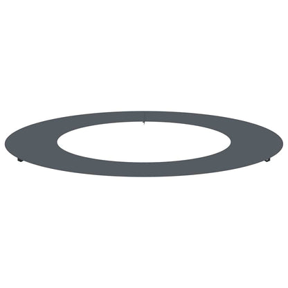 adatto per Anello d'Albero Piatto Antracite ÃƒËœ50 / 80 cm Acciaio