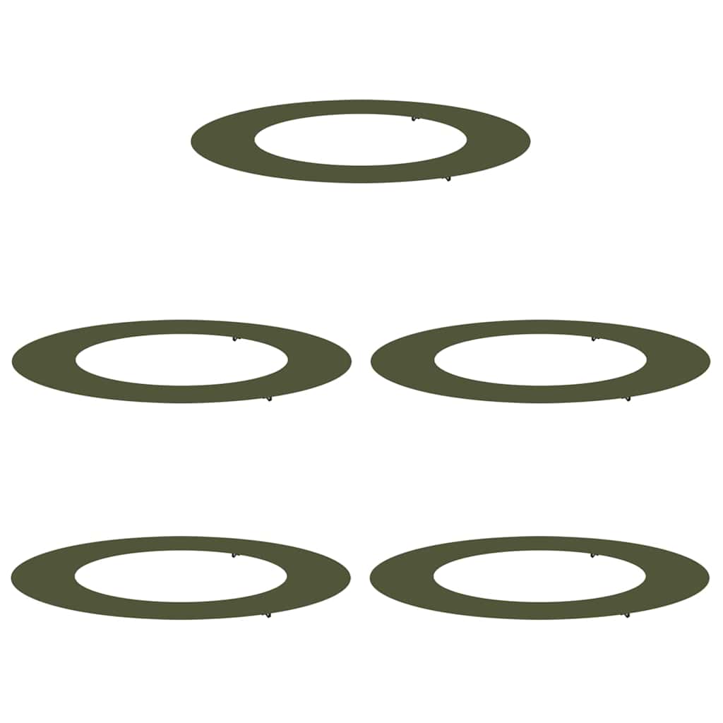 adatto per Anelli d'Albero Piatto 5 pcs Oliver verde Ã˜50 / 80 cm