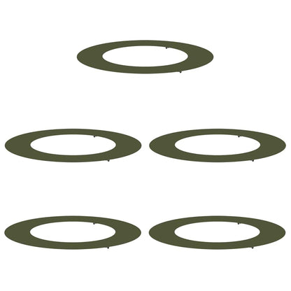 adatto per Anelli d'Albero Piatto 5 pcs Oliver verde Ã˜50 / 80 cm