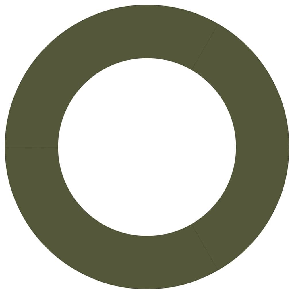 adatto per Anelli d'Albero Piatto 5 pcs Oliver verde Ã˜50 / 80 cm