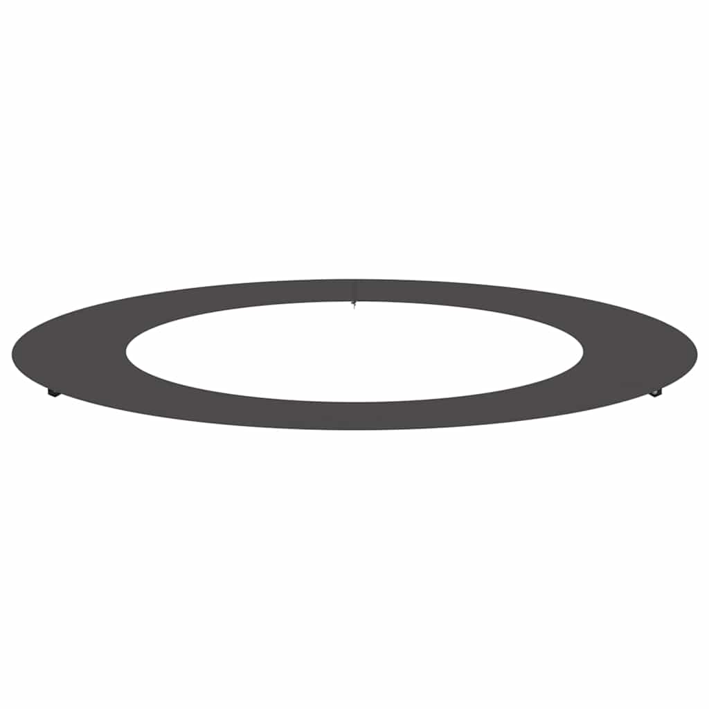 adatto per Anello d'Albero Piatto Nero ÃƒËœ60 / 90 cm Acciaio