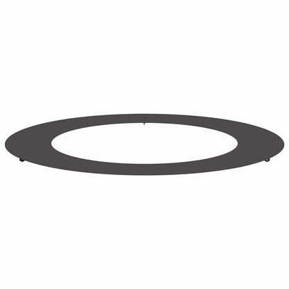 adatto per Anello d'Albero Piatto Nero ÃƒËœ60 / 90 cm Acciaio