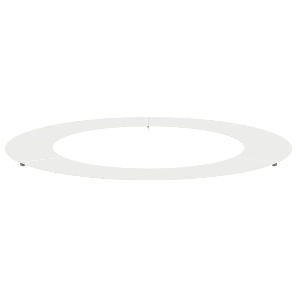 adatto per Anello d'Albero Piatto Bianco Ã˜60 / 90 cm Acciaio