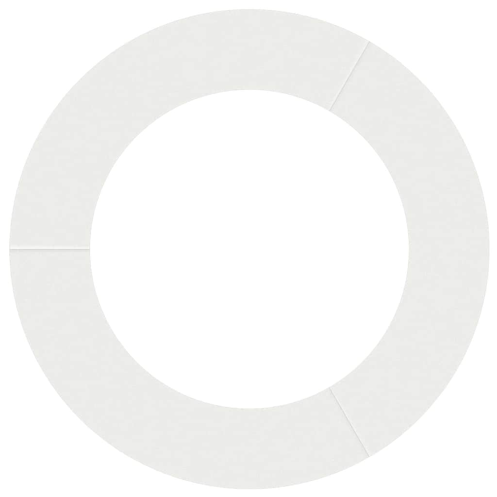 adatto per Anello d'Albero Piatto Bianco Ã˜60 / 90 cm Acciaio
