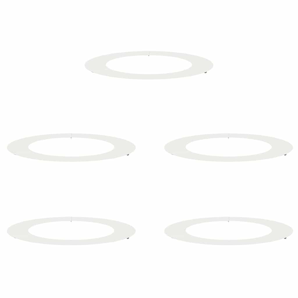 adatto per Anelli d'Albero Piatto 5 pcs Bianco Ã˜60 / 90 cm