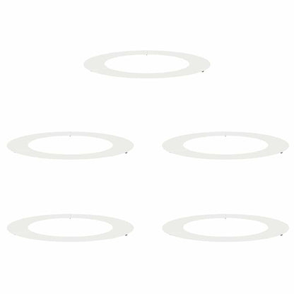 adatto per Anelli d'Albero Piatto 5 pcs Bianco Ã˜60 / 90 cm