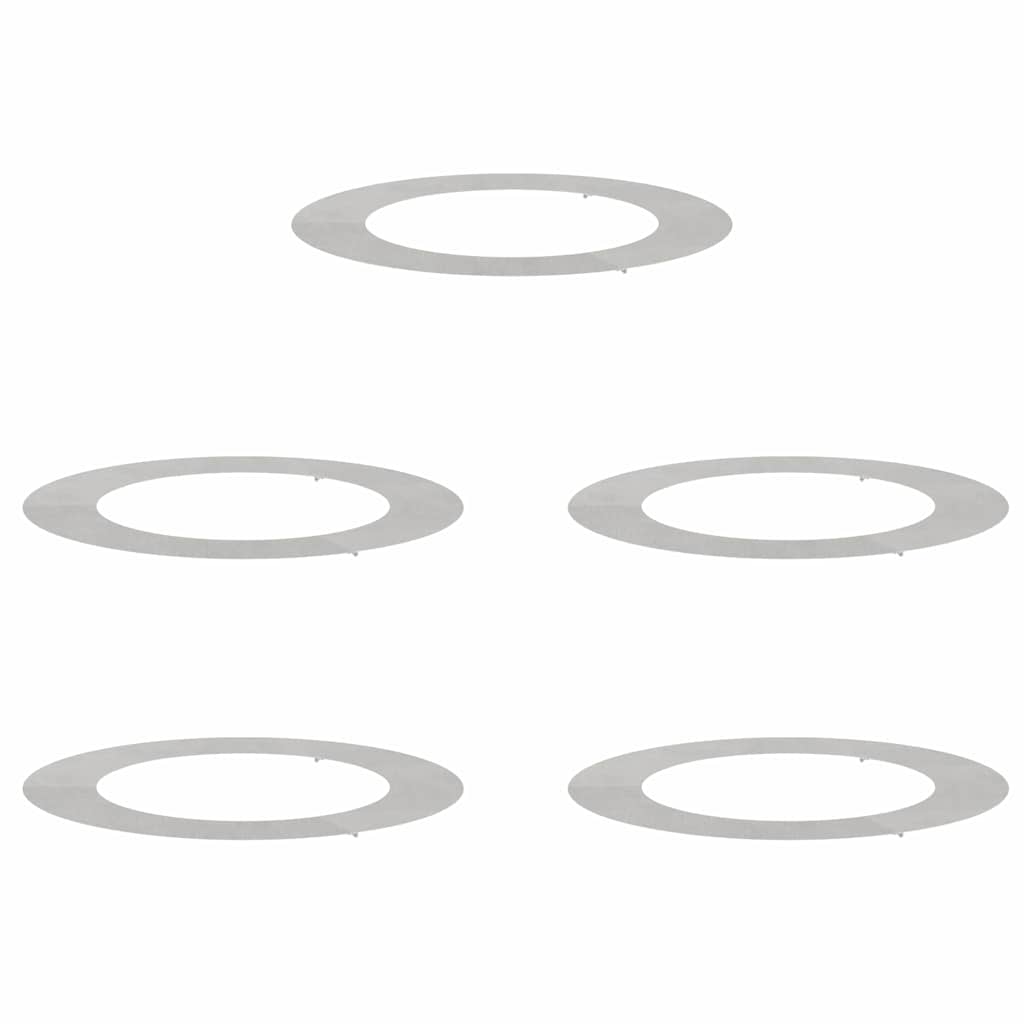 adatto per Anelli d'Albero Piatto 5 pcs Argento Ã˜60 / 90 cm