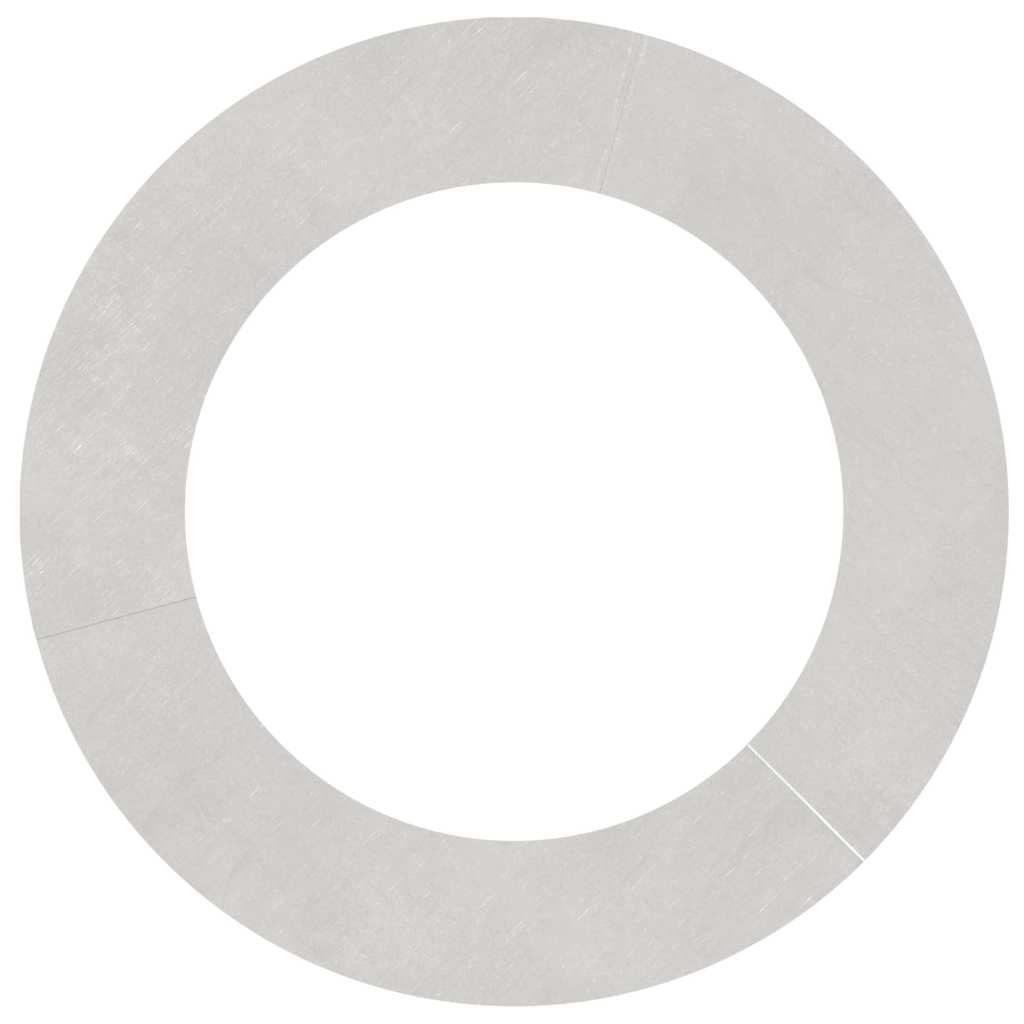 adatto per Anelli d'Albero Piatto 5 pcs Argento Ã˜60 / 90 cm