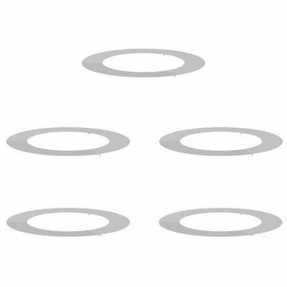 adatto per Anelli d'Albero Piatto 5 pcs Argento Ã˜60 / 90 cm