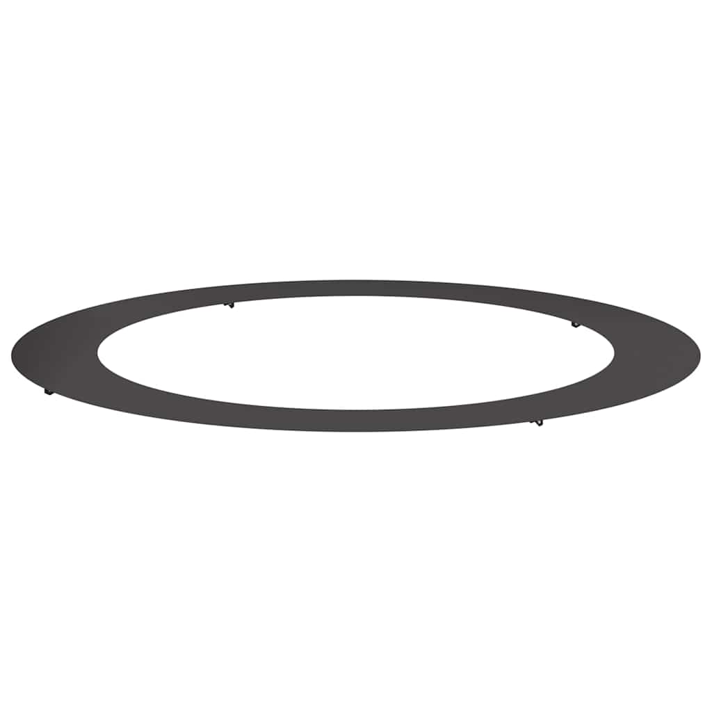 adatto per Anello d'Albero Piatto Nero Ã˜90 / 120 cm Acciaio