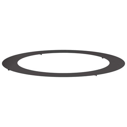 adatto per Anello d'Albero Piatto Nero Ã˜90 / 120 cm Acciaio