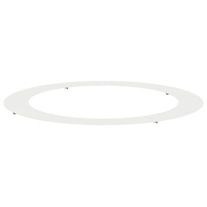 adatto per Anello d'Albero Piatto Bianco Ã˜90 / 120 cm Acciaio