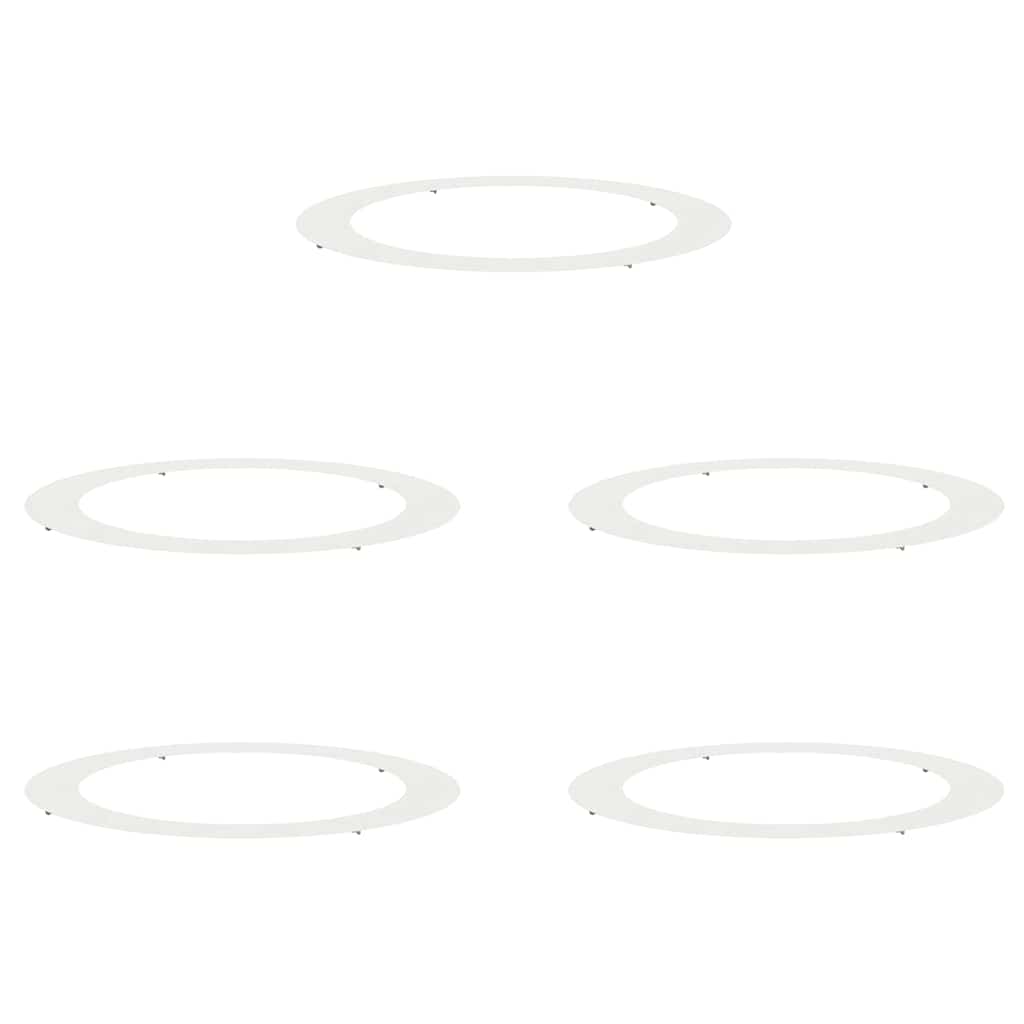adatto per Anelli d'Albero Piatto 5 pcs Bianco Ã˜90 / 120 cm