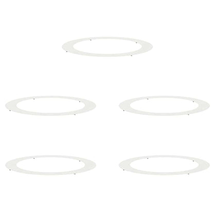 adatto per Anelli d'Albero Piatto 5 pcs Bianco Ã˜90 / 120 cm