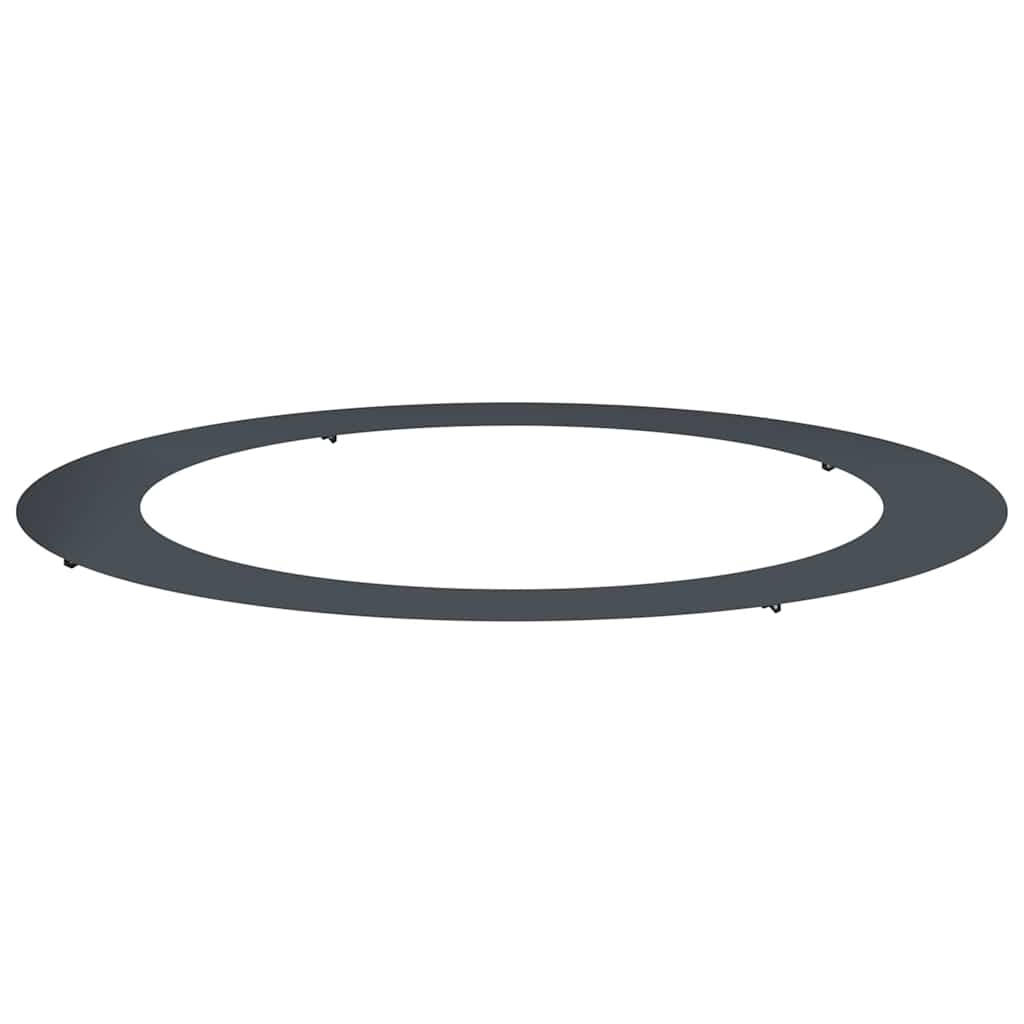 adatto per Anello d'Albero Piatto Antracite ÃƒËœ90 / 120 cm Acciaio
