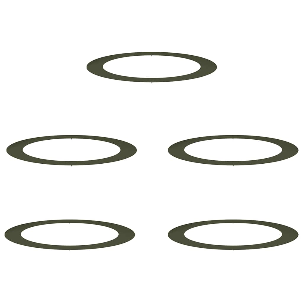 adatto per Anelli d'Albero Piatto 5 pcs Oliver verde Ã˜90 / 120 cm