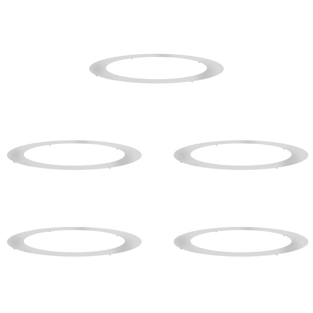 adatto per Anelli d'Albero Piatto 5 pcs Argento Ã˜90 / 120 cm