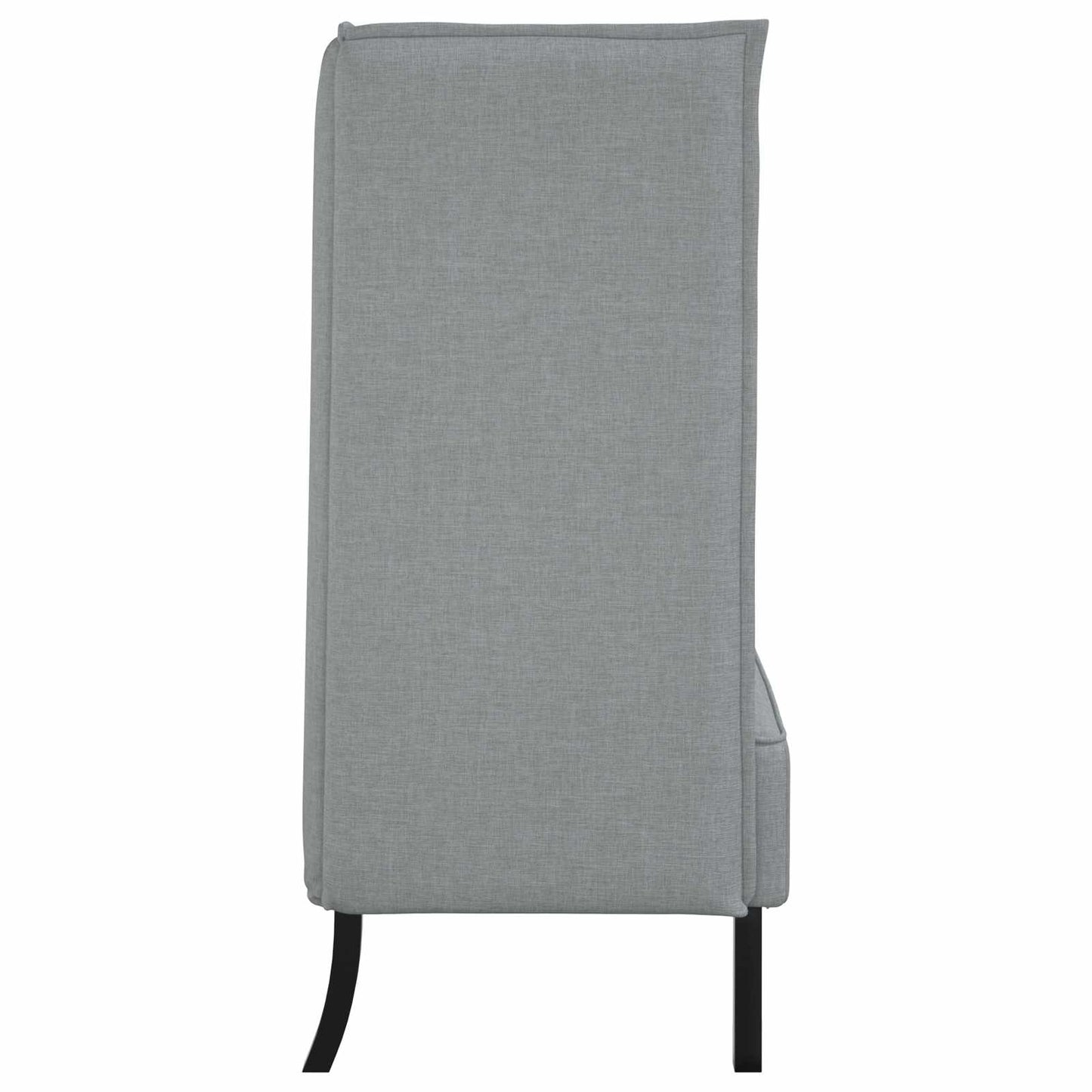 Divano alto 101cm Grigio chiaro Tessuto