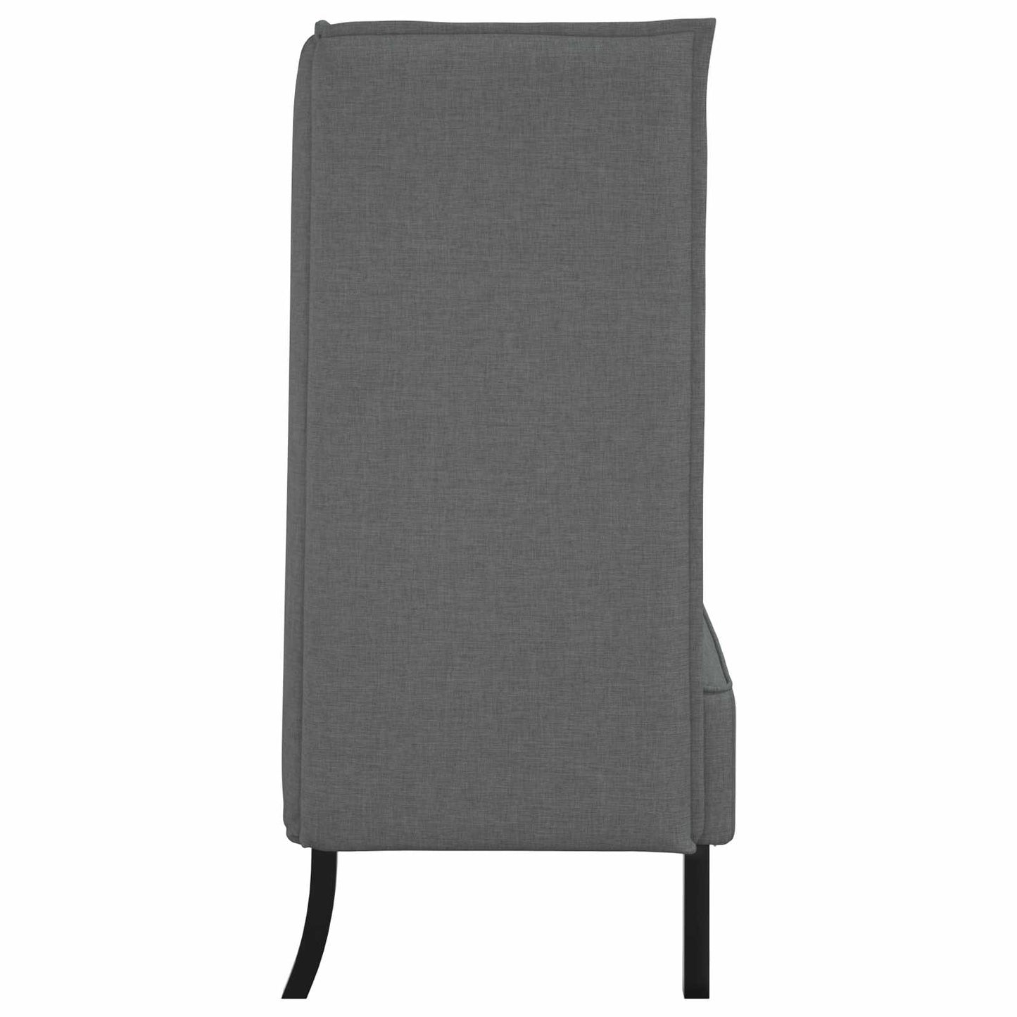 Divano alto 101cm Grigio scuro Tessuto