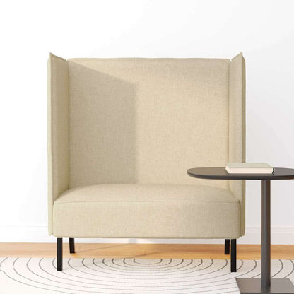 Divano alto 101cm Crema Tessuto