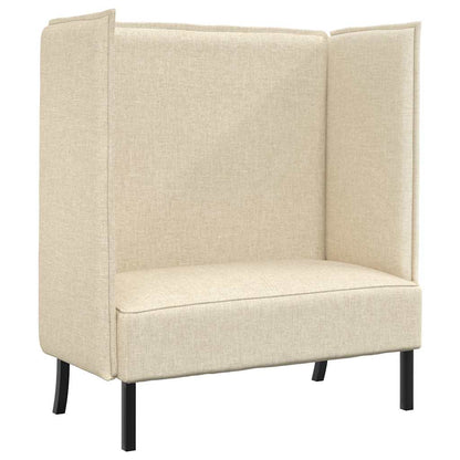 Divano alto 101cm Crema Tessuto