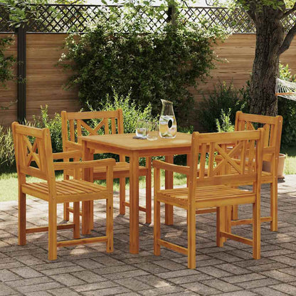 Set da Pranzo per Giardino 5 pcs Marrone