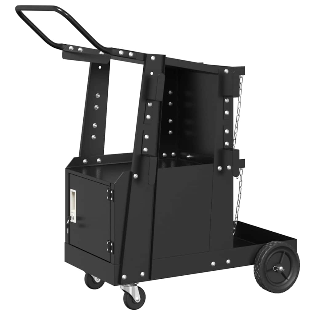 Carrello per saldatura Nero 91 x 47 x 96 cm Acciaio