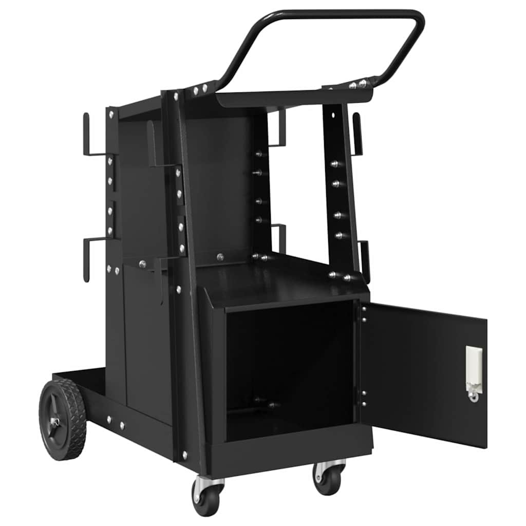 Carrello per saldatura Nero 91 x 47 x 96 cm Acciaio