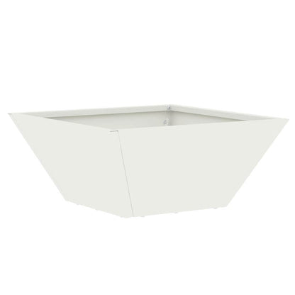 Vaso da giardino Bianco 35 x 35 x 15 cm