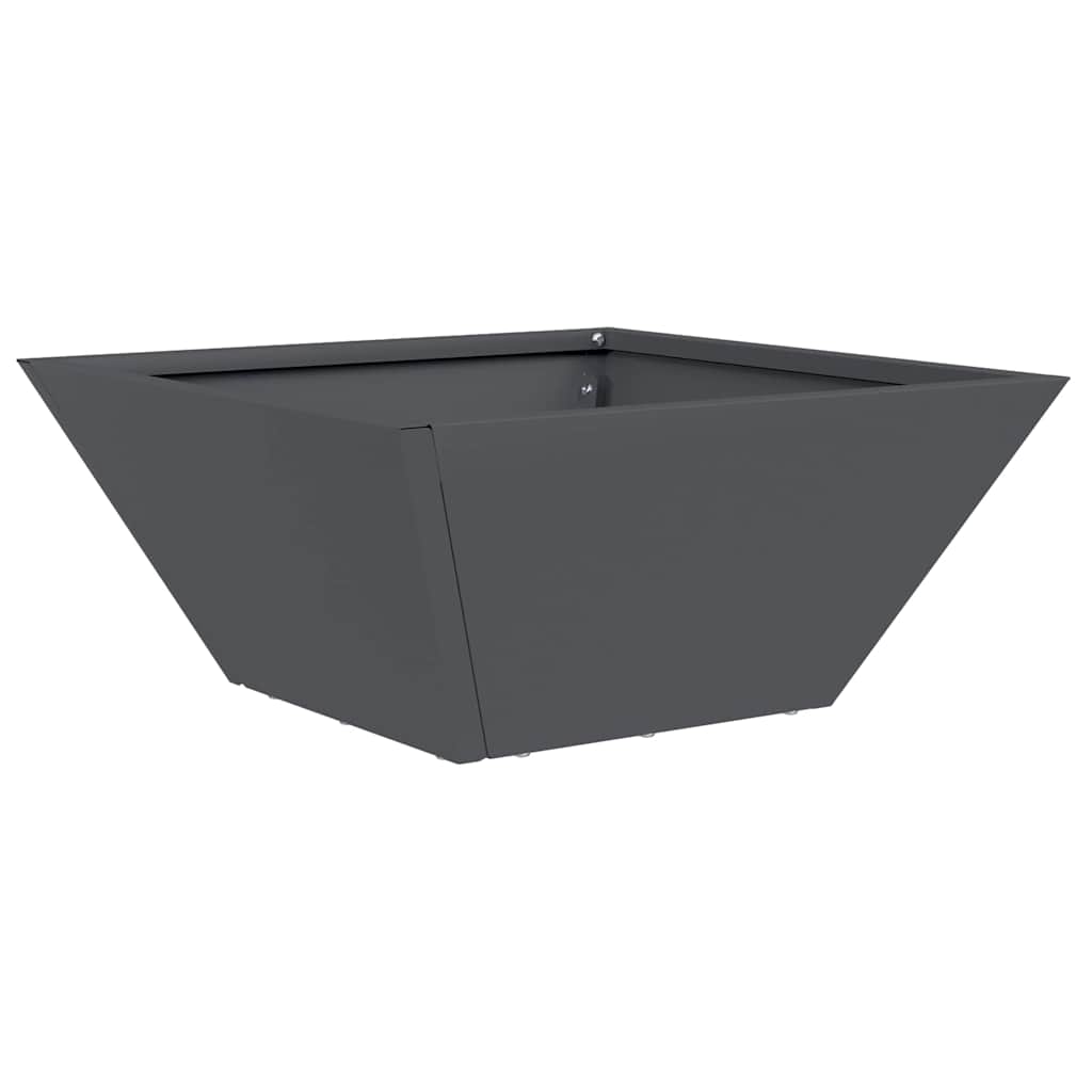 Vaso da giardino Antracite 35 x 35 x 15 cm