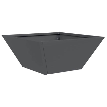 Vaso da giardino 5 pcs Antracite 35 x 35 x 15 cm