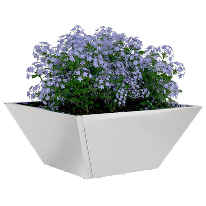 Vaso da giardino 5 pcs Argento 35 x 35 x 15 cm