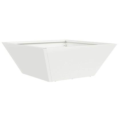 Vaso da giardino 5 pcs Bianco 40 x 40 x 15 cm