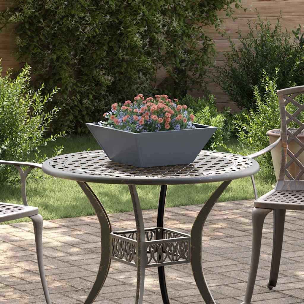 Vaso da giardino Antracite 40 x 40 x 15 cm