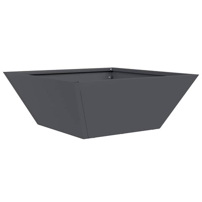 Vaso da giardino 5 pcs Antracite 40 x 40 x 15 cm