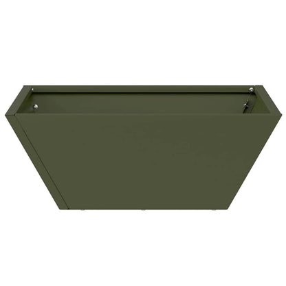 Vaso da giardino Verde oliva 40 x 40 x 15 cm