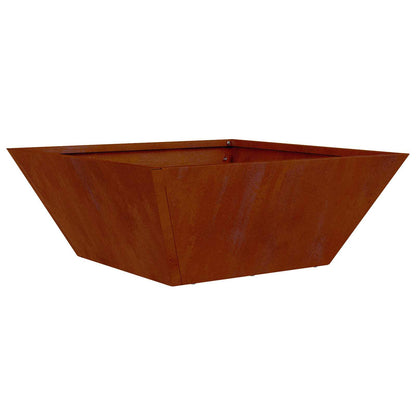 Vaso da giardino 5 pcs Ruggine 40 x 40 x 15 cm
