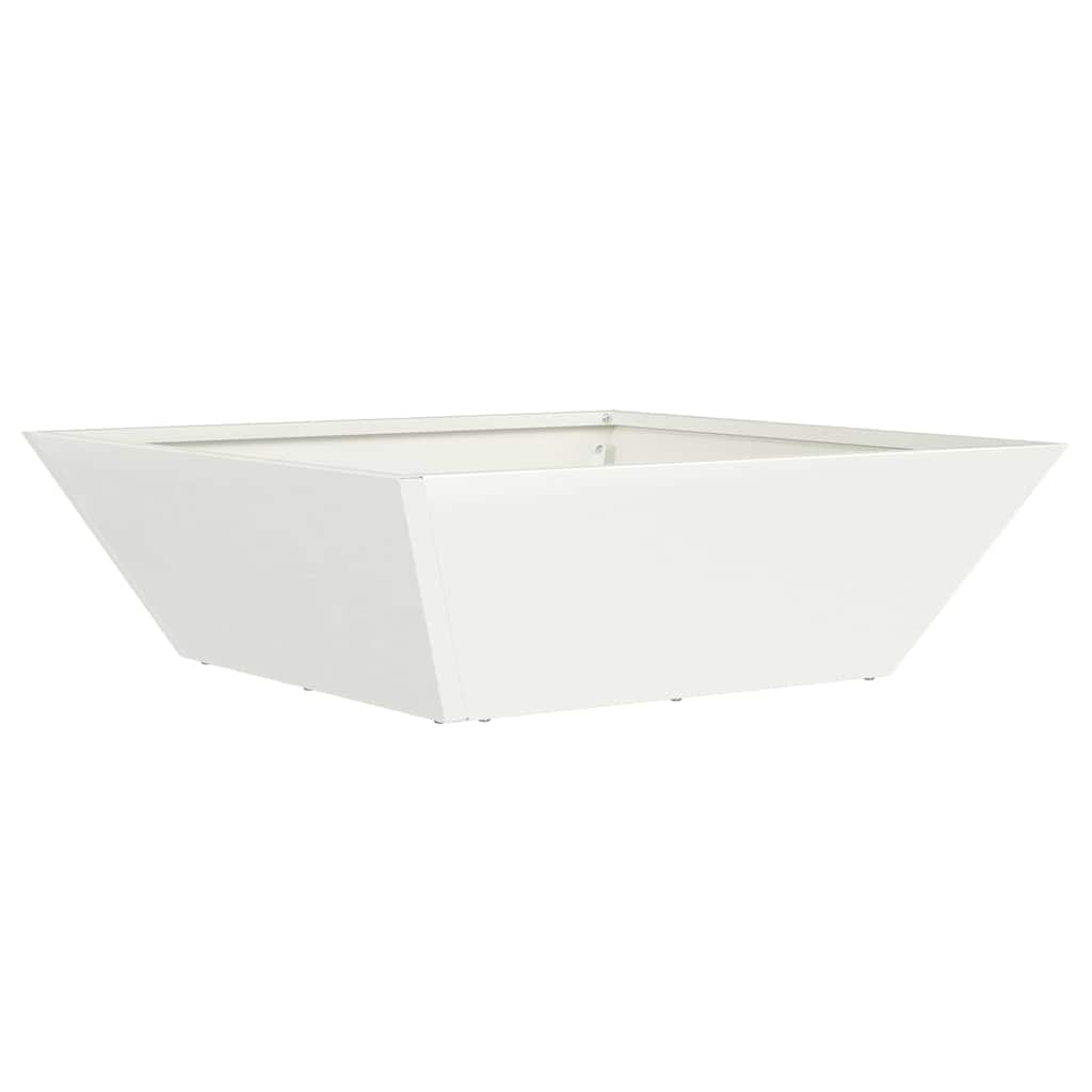 Vaso da giardino Bianco 50 x 50 x 15 cm