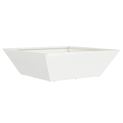 Vaso da giardino 5 pcs Bianco 50 x 50 x 15 cm
