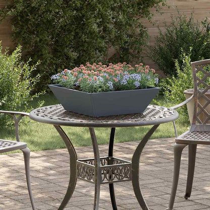 Vaso da giardino Antracite 50 x 50 x 15 cm