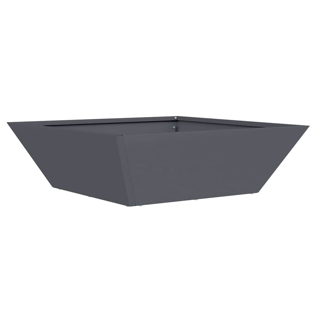 Vaso da giardino Antracite 50 x 50 x 15 cm