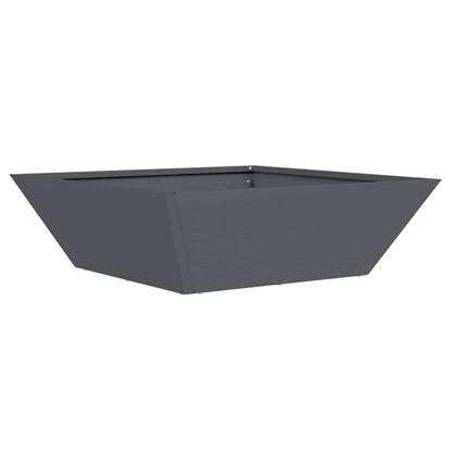Vaso da giardino Antracite 50 x 50 x 15 cm