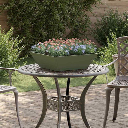 Vaso da giardino Verde oliva 50 x 50 x 15 cm